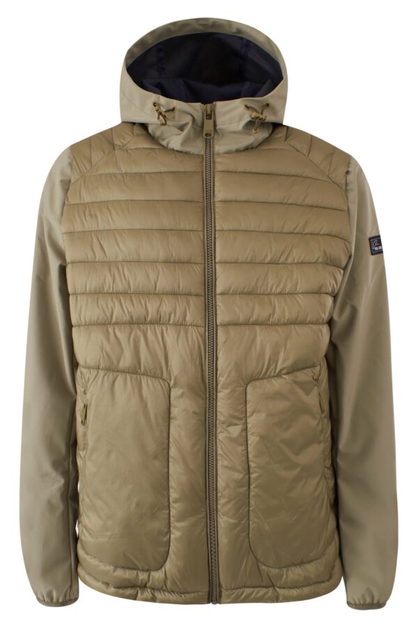GIUBBINO UOMO TRAPUNTATO CON INSERTI SOFTSHELL