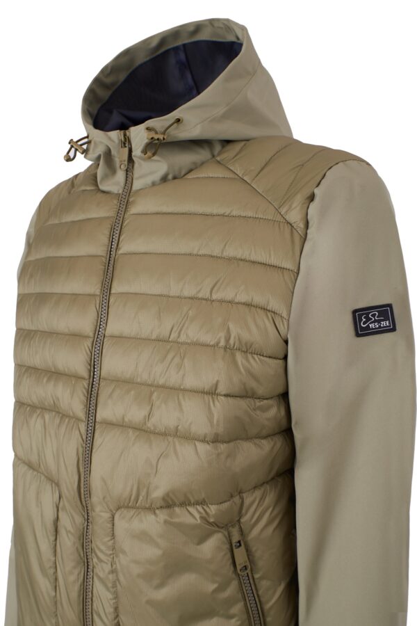 GIUBBINO UOMO TRAPUNTATO CON INSERTI SOFTSHELL - immagine 3