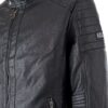 GIUBBINO UOMO IN PU, TIPO BIKER - immagine 3