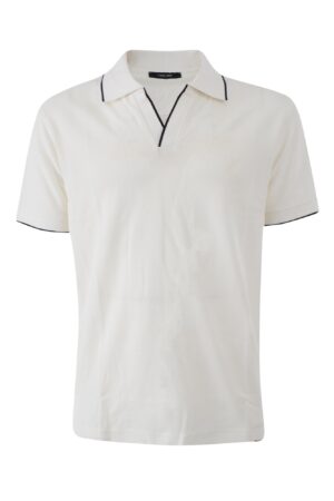 T-SHIRT UOMO TIPO POLO, SENZA BOTTONI, M/C