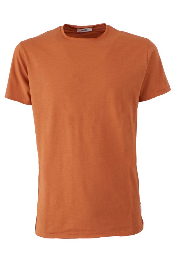 T-SHIRT UOMO GIROCOLLO, M/C, TAGLI AL VIVO