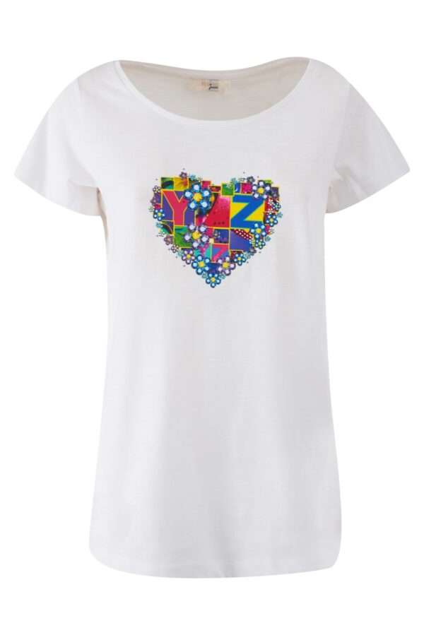 T-SHIRT DONNA SCOLLO A BARCHETTA AMPIO, M/C