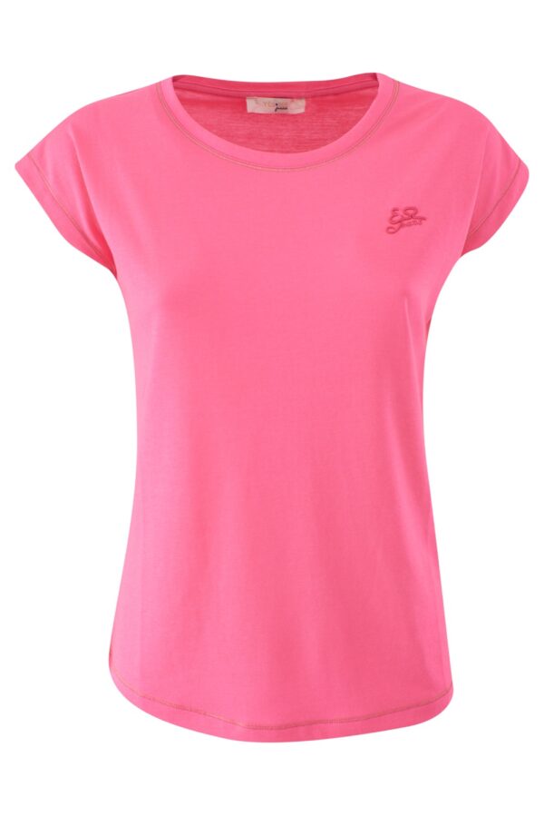 T-SHIRT DONNA MORBIDA GIROCOLLO, M/C