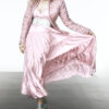 ABITO DONNA LUNGO CON SPALLINE,BUSTO ARRICCIATO - immagine 2