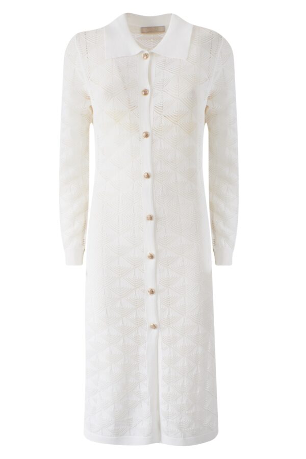 CARDIGAN DONNA LUNGO, IN MAGLIA