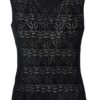 MAGLIA DONNA SMANICATA TRAFORATA