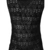 MAGLIA DONNA SMANICATA TRAFORATA - immagine 2