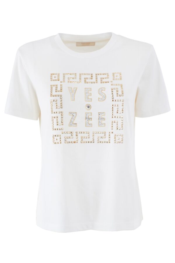 T-SHIRT DONNA GIROCOLLO, M/C