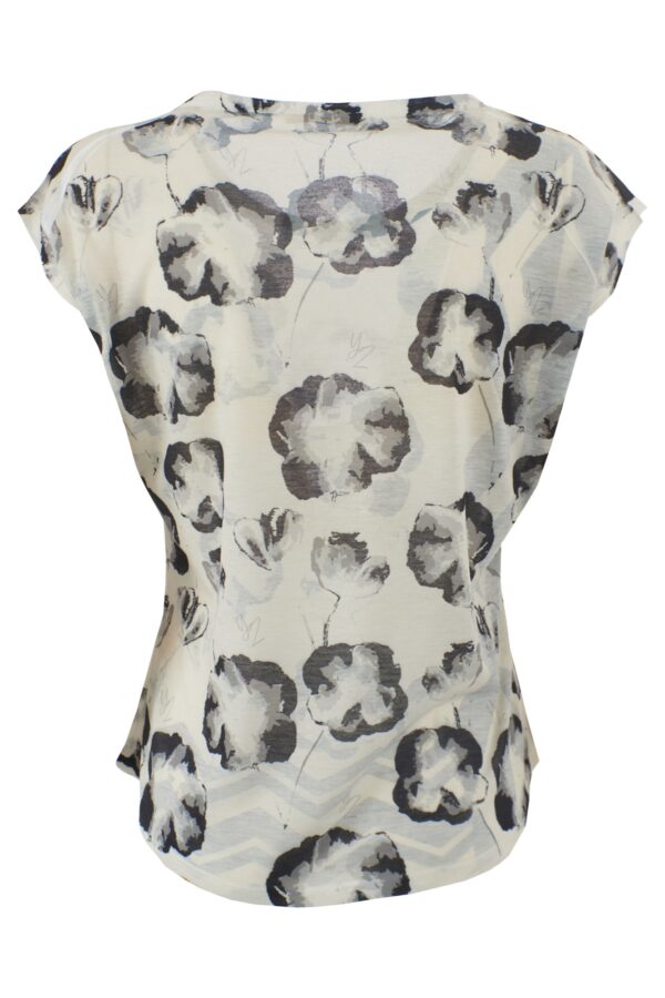 T-SHIRT DONNA SMANICATA, STAMPA SUBLIMATICA - immagine 2