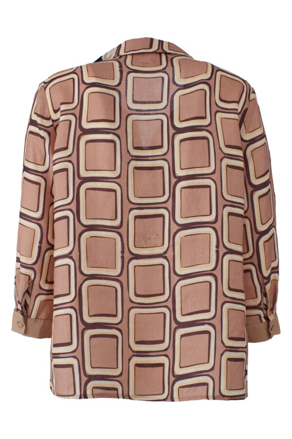 CAMICIA DONNA STAMPATA, MANICHE 3/4 - immagine 2
