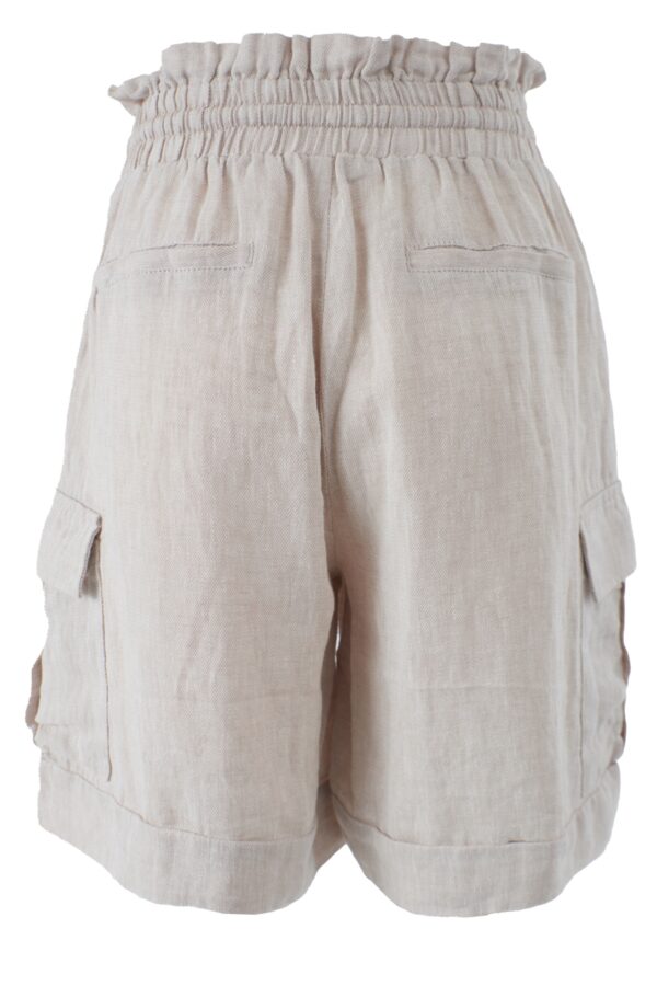 SHORTS DONNA TASCONATO CON RISVOLTO - immagine 2
