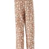 PANTALONE DONNA CON PIEGHE IN VISCOSA STAMPATA - immagine 2