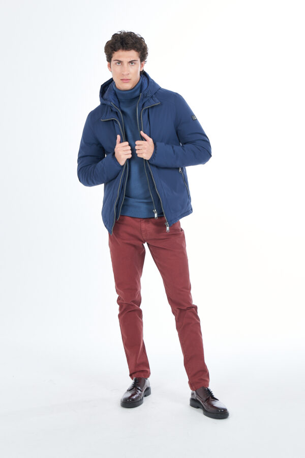 PANTALONE UOMO 5 TASCHE BASICO, SLIM - immagine 3
