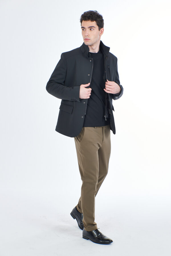 GIACCA UOMO CON FINTO GILET STACCABILE - immagine 3