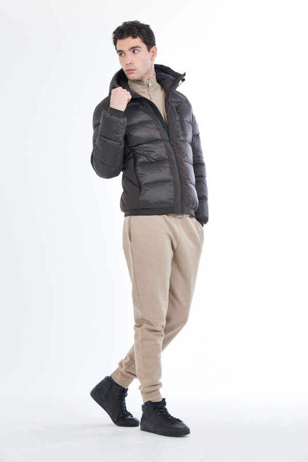 GIUBBINO UOMO TRAPUNTATO CON INSERTI SOFTSHELL - immagine 4