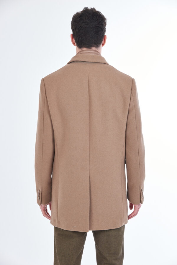 CAPPOTTO UOMO CON FINTO GILET - immagine 2