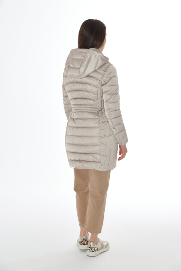CAPPOTTO DONNA TRAPUNTATO CON CAPPUCCIO - immagine 4