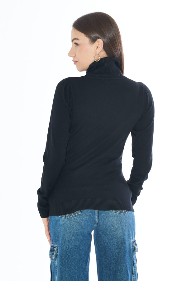 MAGLIA DONNA DOLCEVITA, MANICHE A SBUFFO