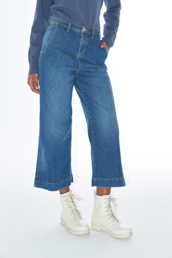 JEANS DONNA PALAZZO WIDE LEG