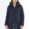 CAPPOTTO DONNA CON INSERTI IN NYLON