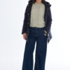 CAPPOTTO DONNA CON INSERTI IN NYLON - immagine 3