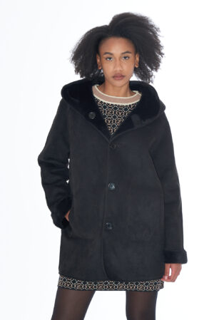 CAPPOTTO DONNA TEDDY REVERSIBILE