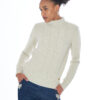 MAGLIA DONNA LUPETTO, CON APPLICAZIONI PERLE
