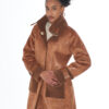 CAPPOTTO DONNA TEDDY, CON TASCHE APPLICATE