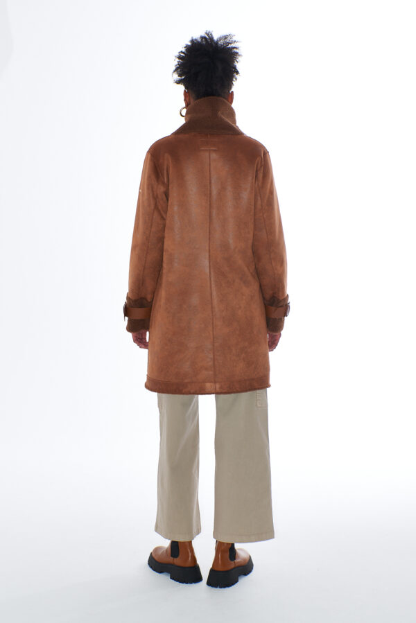 CAPPOTTO DONNA TEDDY, CON TASCHE APPLICATE - immagine 3