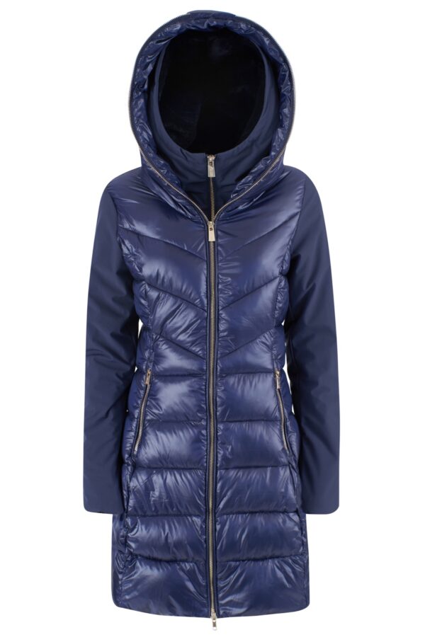 CAPPOTTO BIMBA TRAPUNTATO,FINTO GILET STACCABILE