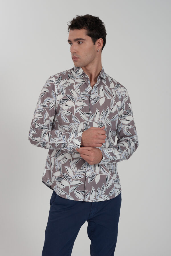 CAMICIA UOMO COLLO ALLA FRANCESE M/L - immagine 3