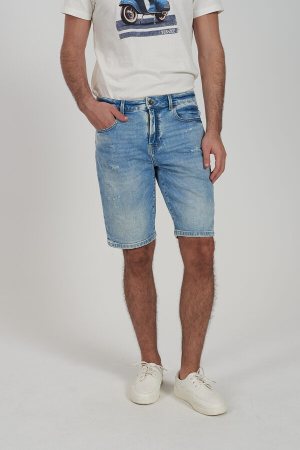BERMUDA JEANS UOMO 5 TASCHE, STRAIGHT