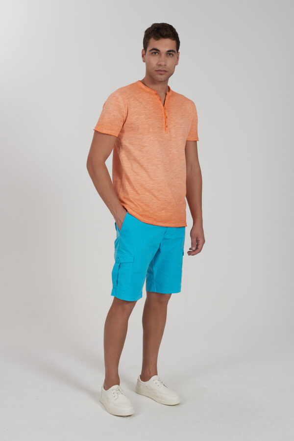 BERMUDA UOMO CARGO CON COULISSE E ELASTICO - immagine 3