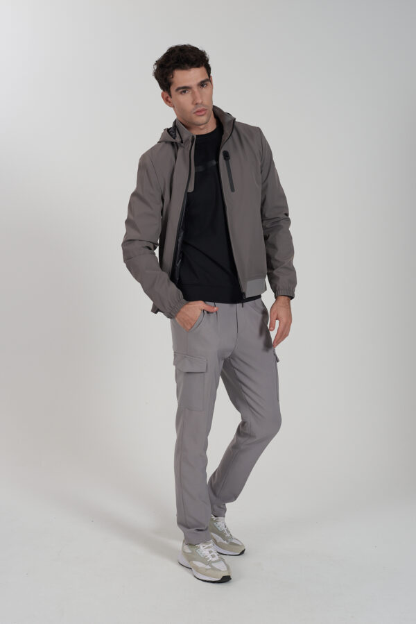 PANTALONE UOMO TASCONATO, COULISSE ED ELASTICO - immagine 3