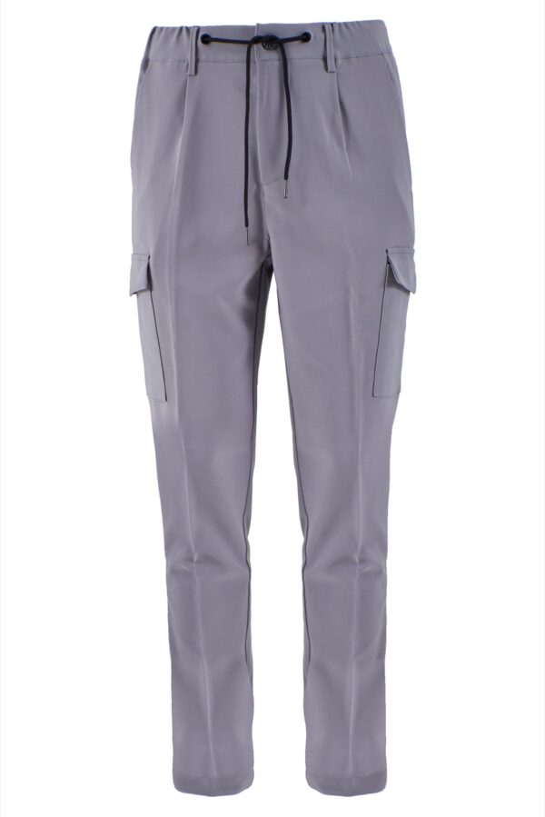 PANTALONE UOMO TASCONATO, COULISSE ED ELASTICO - immagine 5
