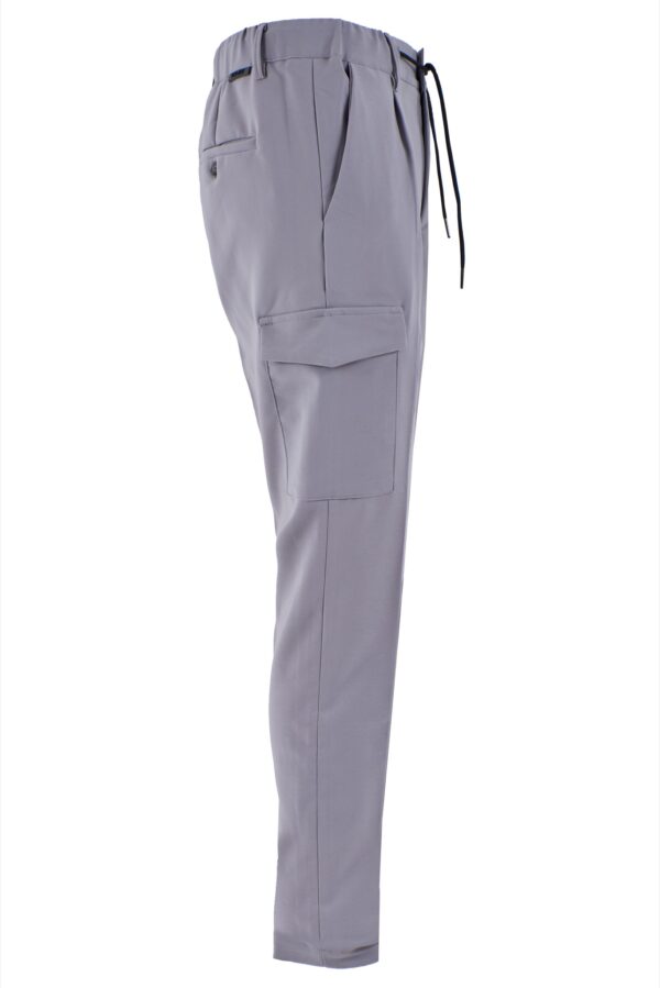 PANTALONE UOMO TASCONATO, COULISSE ED ELASTICO - immagine 7