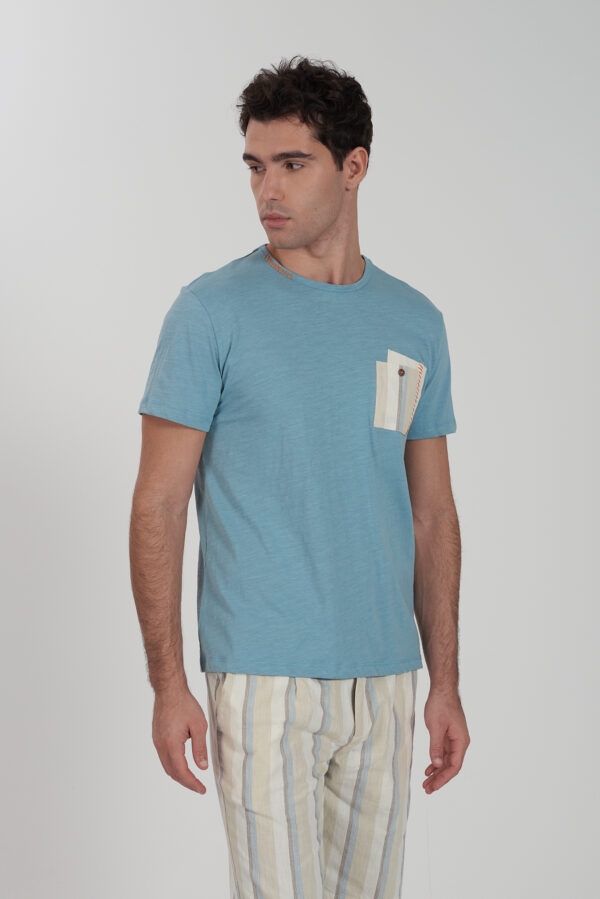 T-SHIRT UOMO GIROCOLLO, SLUB JERSEY