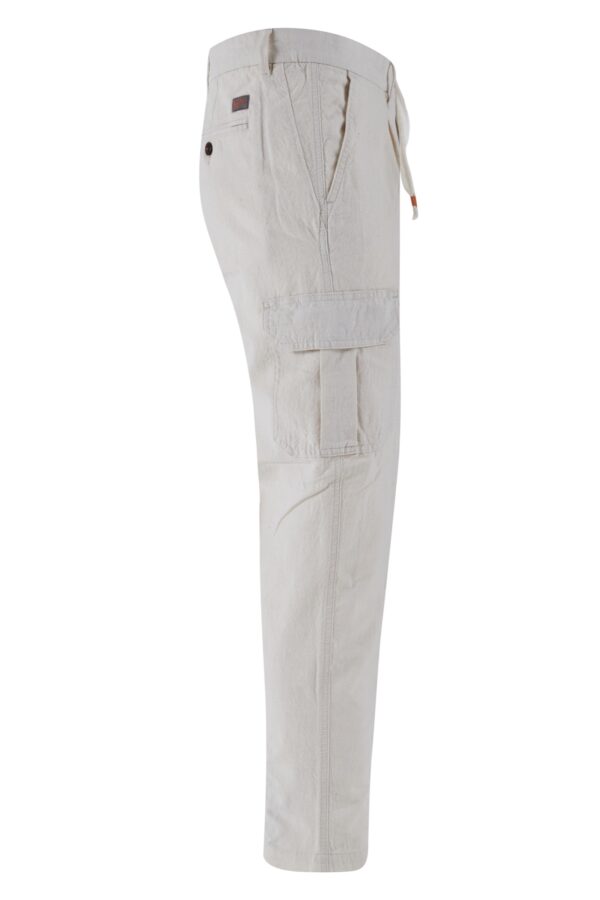 PANTALONE UOMO TASCONATO CON COULISSE IN VITA - immagine 7