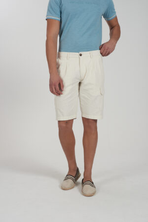 BERMUDA UOMO TASCONATO CON COULISSE IN VITA