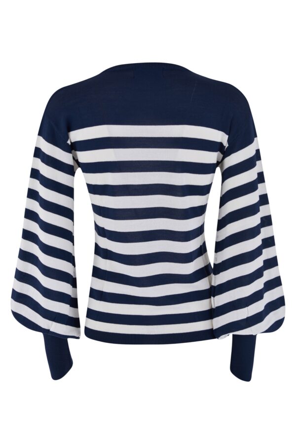 MAGLIA DONNA GIROCOLLO CON POLSO A SBUFFO - immagine 5