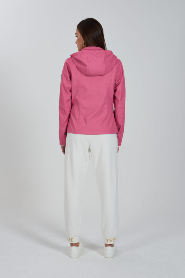 GIUBBINO DONNA IN SOFTSHELL CON CAPPUCCIO - immagine 4
