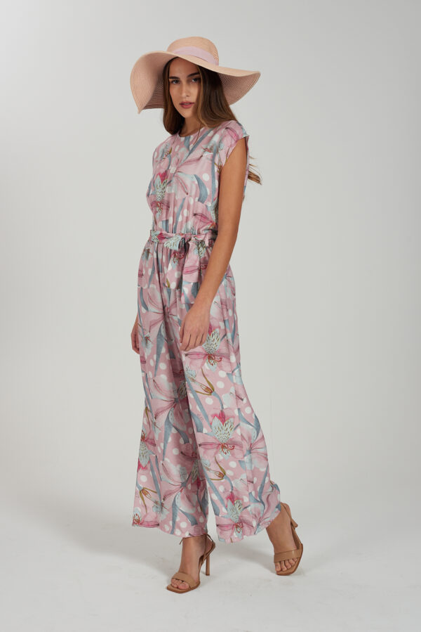 TUTA DONNA JUMPSUIT, PANTALONE PALAZZO - immagine 3