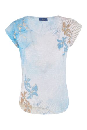 T-SHIRT DONNA SMANICATA, STAMPA SUBLIMATICA