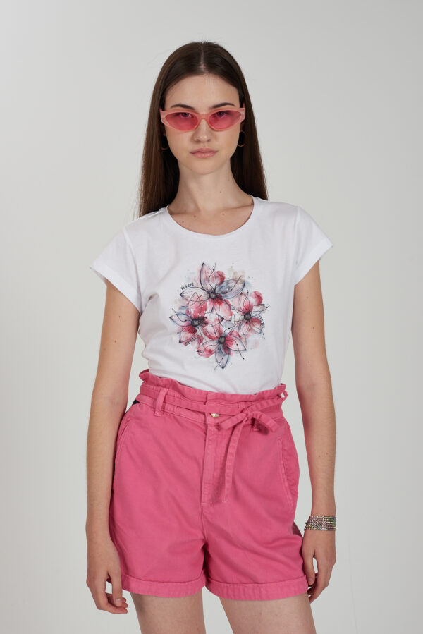 T-SHIRT DONNA A GIROCOLLO