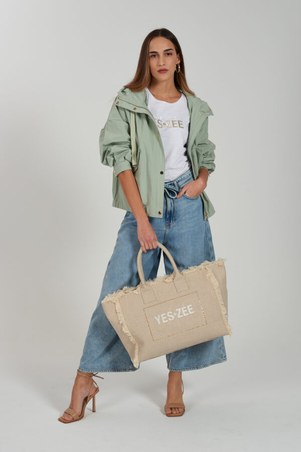 T-SHIRT DONNA A GIROCOLLO CON MANICA PIPISTRELLO - immagine 3