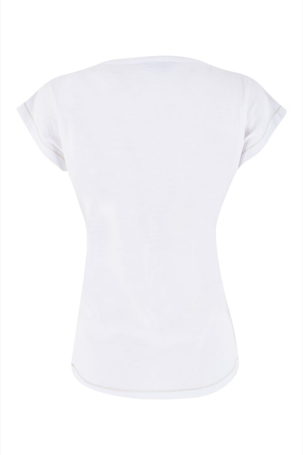T-SHIRT DONNA A GIROCOLLO CON MANICA PIPISTRELLO - immagine 5