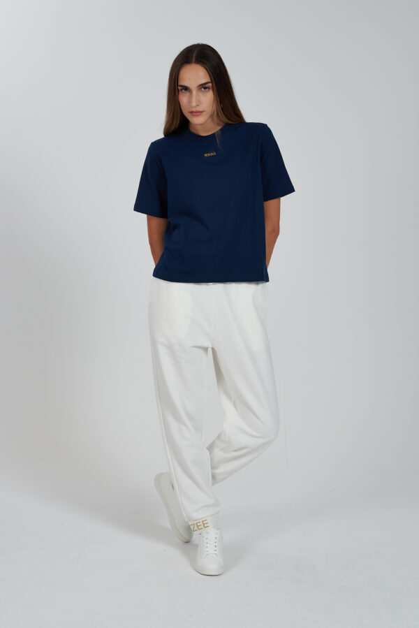 T-SHIRT DONNA CORTA A GIROCOLLO - immagine 3