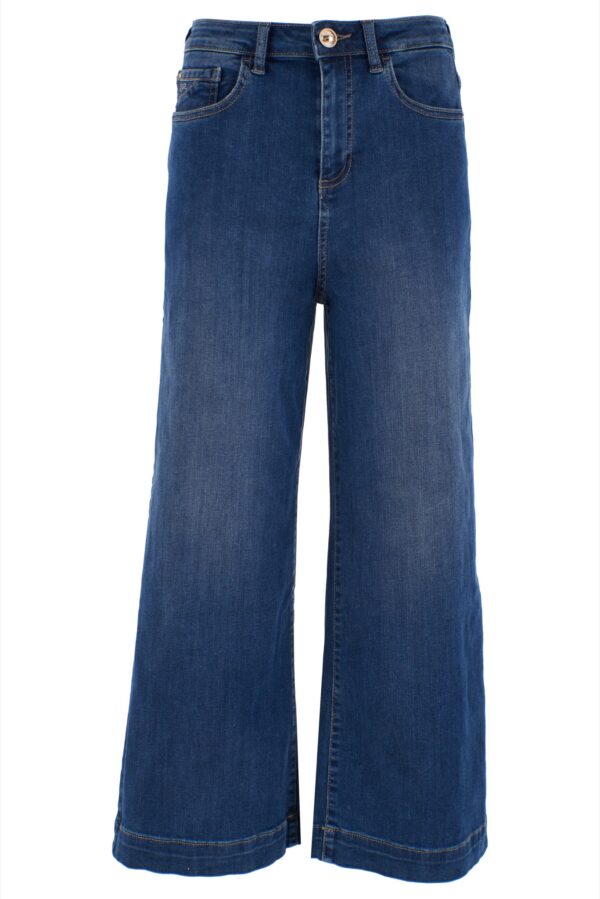 JEANS DONNA PALAZZO 5 TASCHE, WIDE LEG - immagine 4