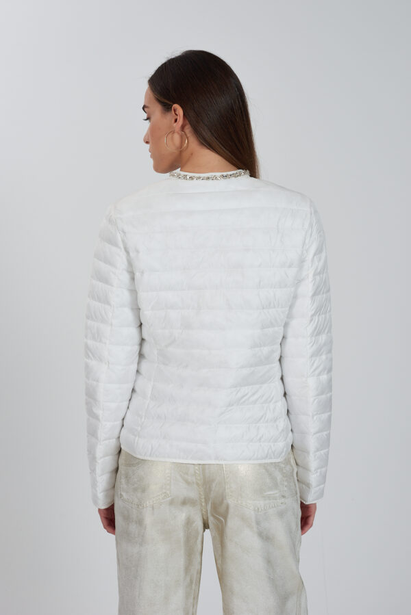 GIACCA DONNA SUPERLIGHT CON APPLICAZIONI SULLO SCOLLO - immagine 2