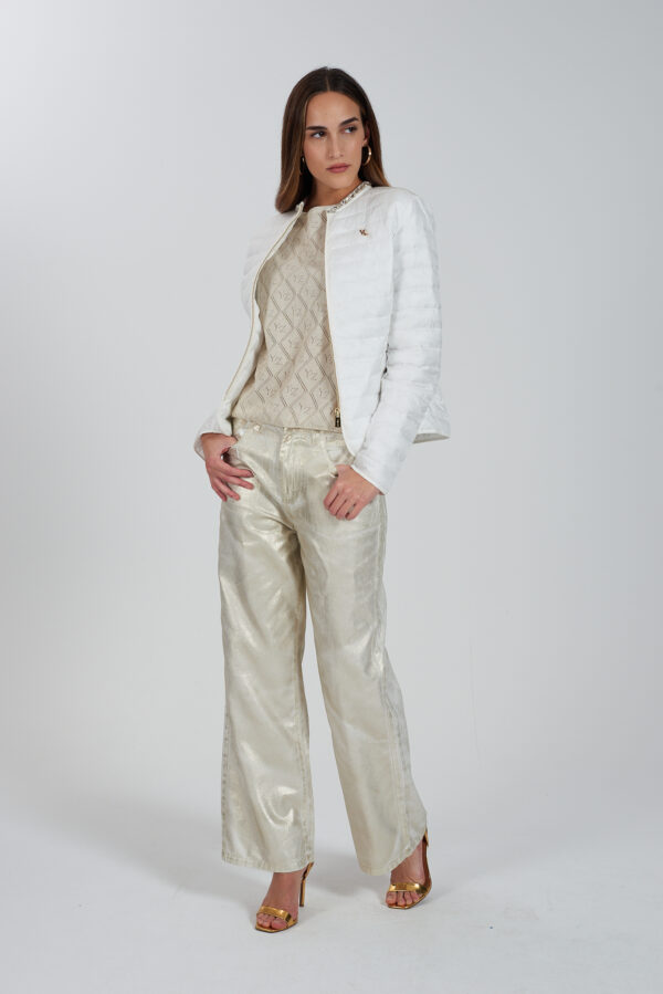GIACCA DONNA SUPERLIGHT CON APPLICAZIONI SULLO SCOLLO - immagine 3